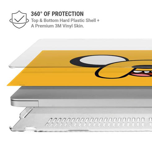Adult Swim Adventure Time Jake The Dog MacBook Air 15in (2023-2025) Case plus Skin